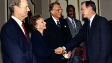 Memories of Former President George H.W. Bush with the Grahams