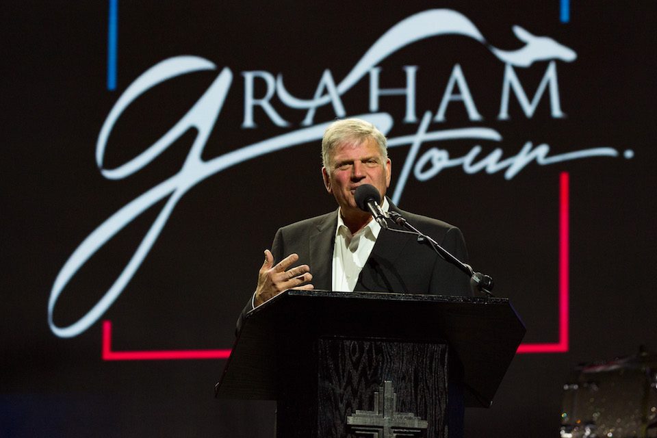Franklin Graham preaching