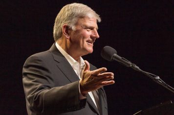 Franklin Graham preaching