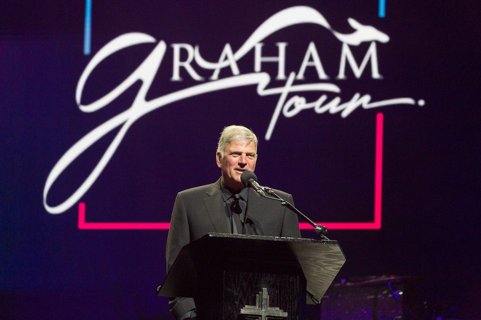 Franklin Graham preaching
