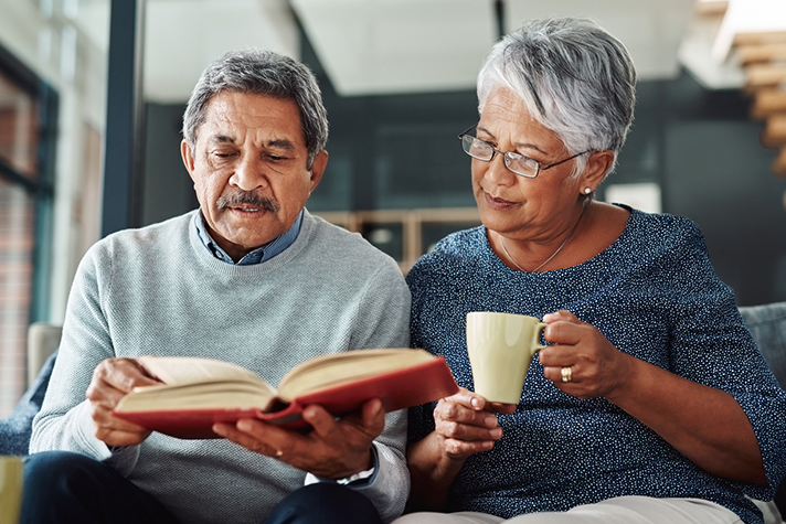 couple reading the Bible