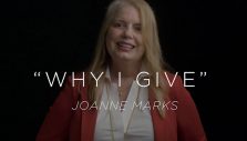 Why I Give: Joanne Marks