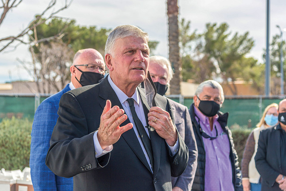 Franklin Graham speaking