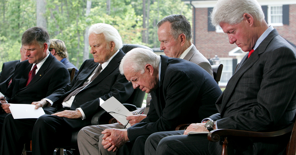 [VIDEO] U.S. Presidents Remember Billy Graham's 'Untiring Evangelism'