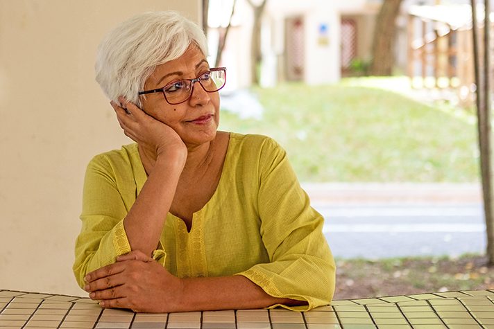 elderly woman