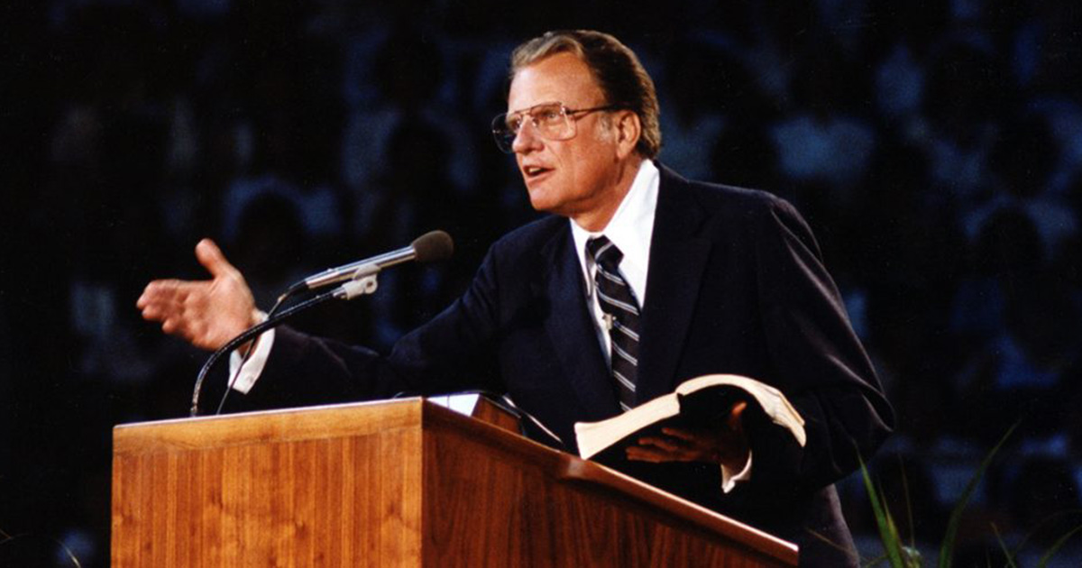 [AUDIO] Billy Graham On Evangelism And God's Purpose