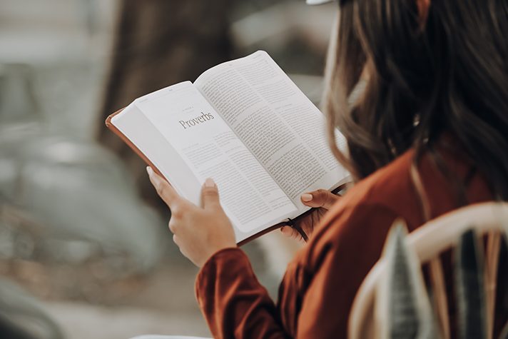 Woman with Bible