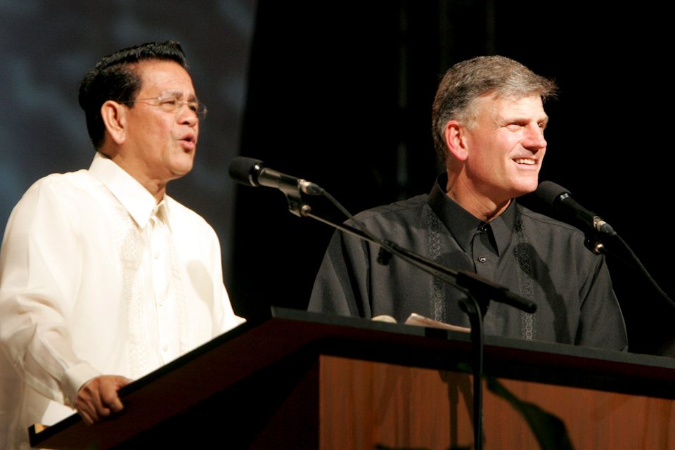 Franklin Graham and interpreter Pio Tica