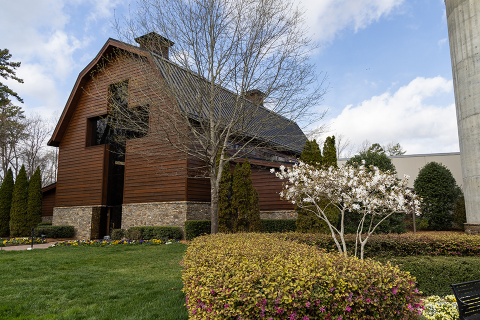 Billy Graham Library in spring