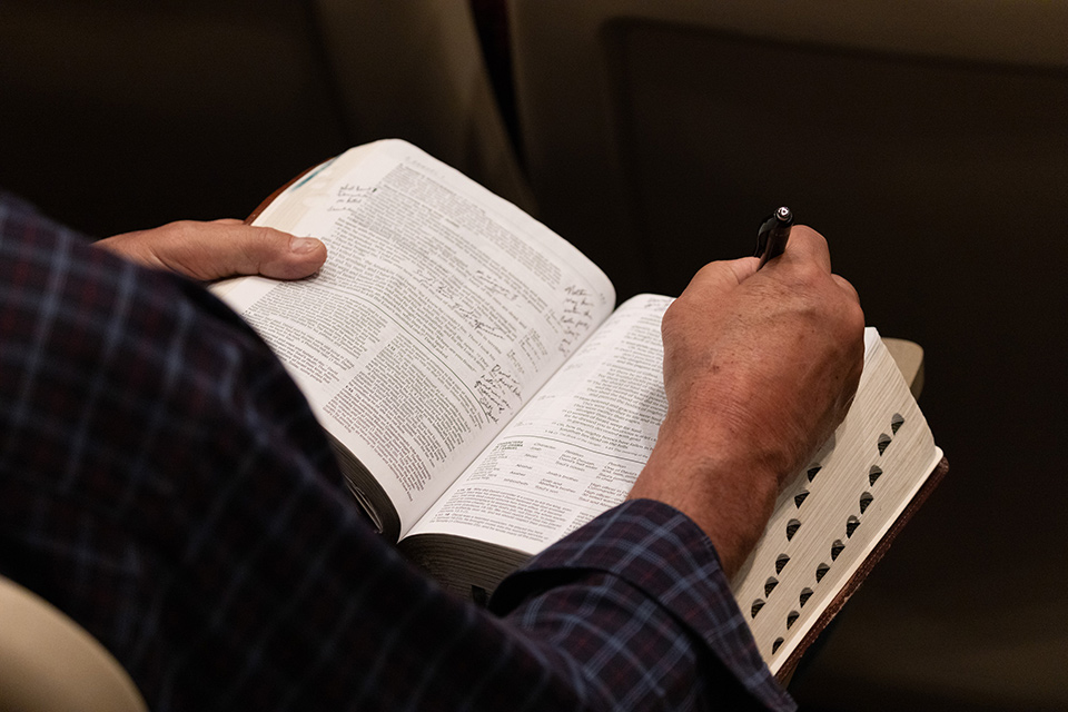 writing in Bible