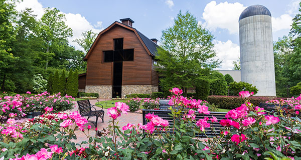 Billy Graham Library in the spring time