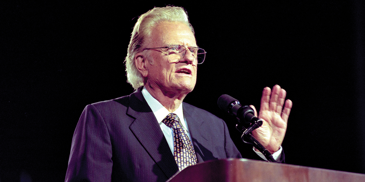 Tampa, FL Crusade – Billy Graham preaching