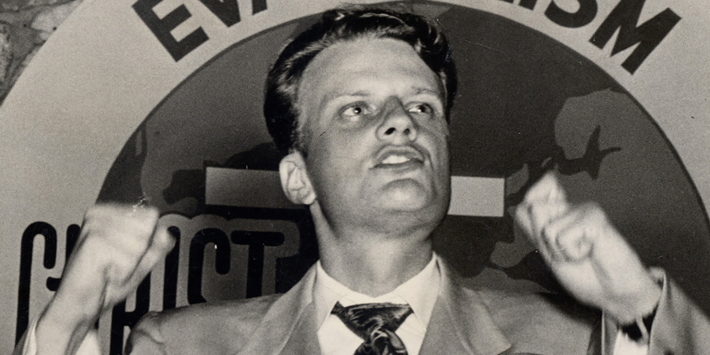 Flashback photo- REV. BILLY GRAHAM 1950