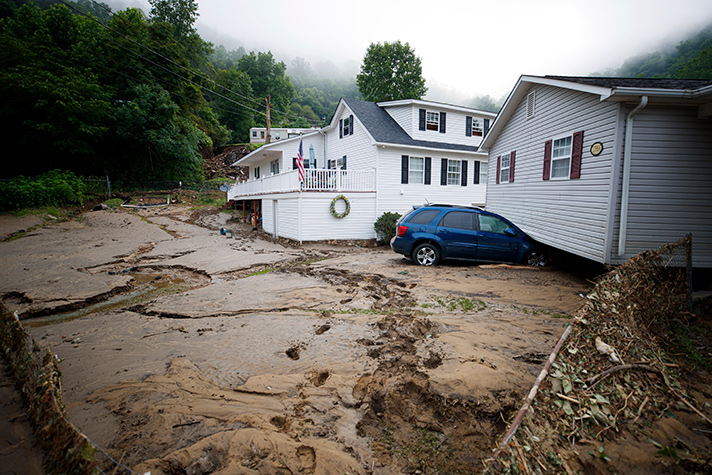 floodwater damage