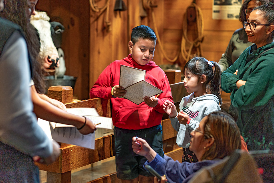 Hispanic Heritage Day children at the Billy Graham Library