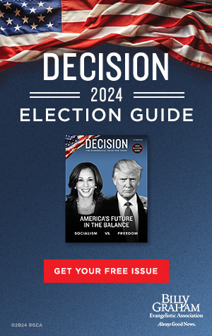 Decision 2024 Election Guide. America's future in the balance. Get your free issue.