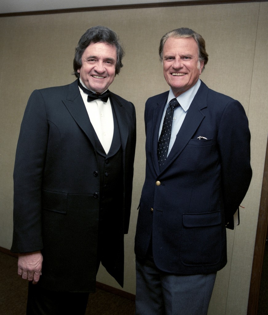 Johnny Cash and Billy Graham