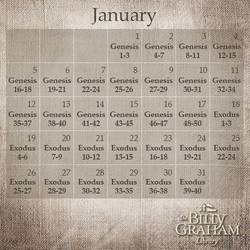 2014 January Bible Reading