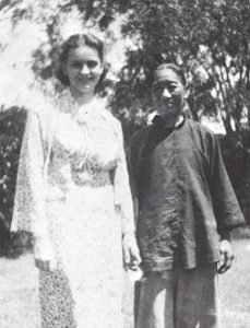 Ruth with her beloved Wang NaiNai, 1937