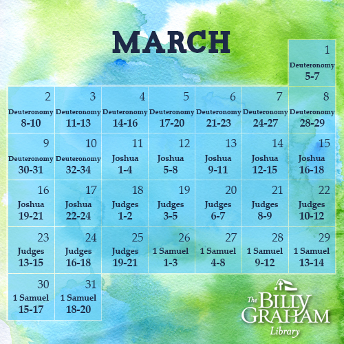 2014 March Bible Reading