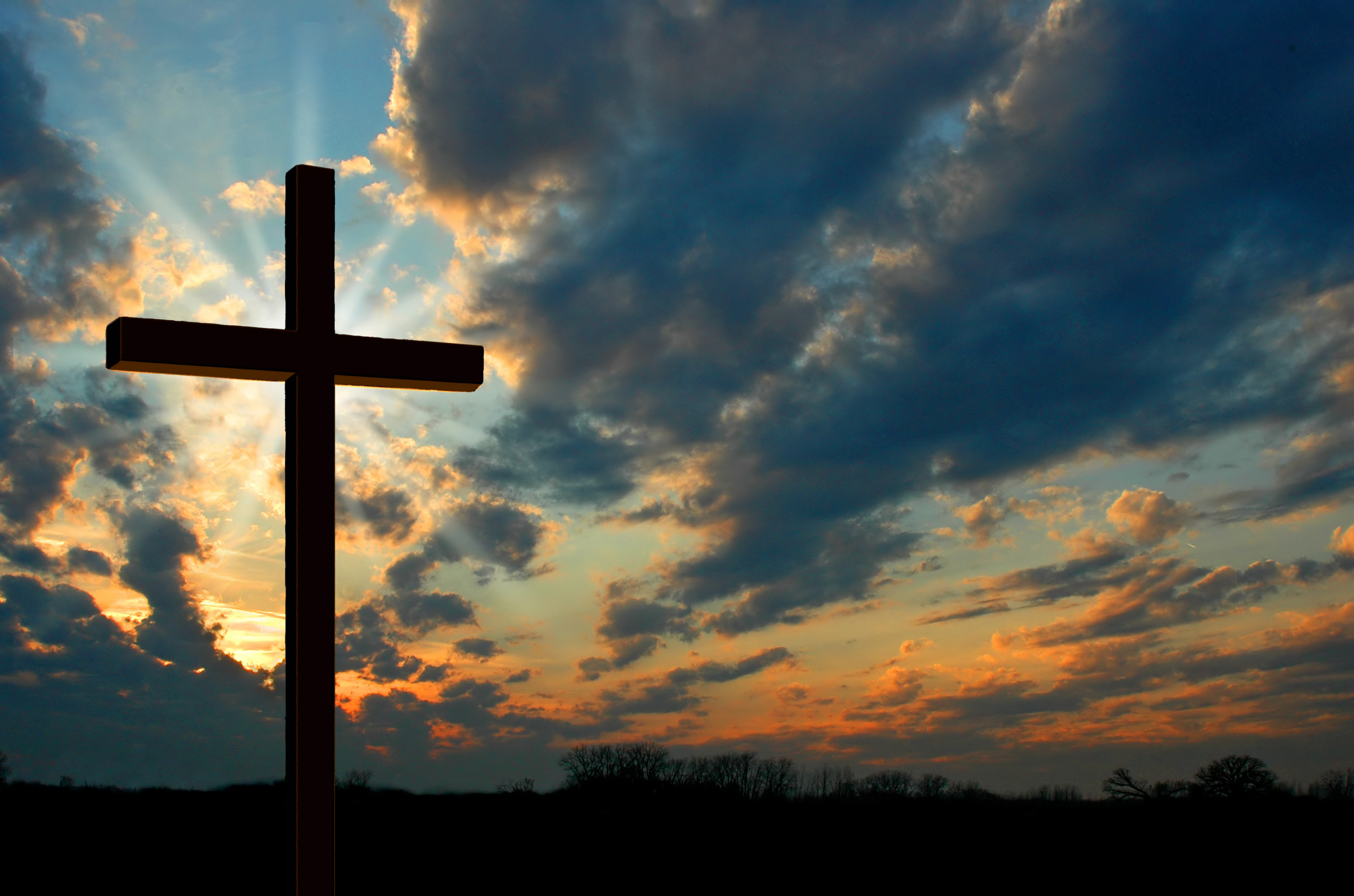 cross at sunset - The Billy Graham Library