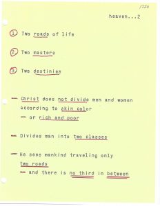 Billy Graham: Sermon Notes on Heaven - The Billy Graham Library Blog