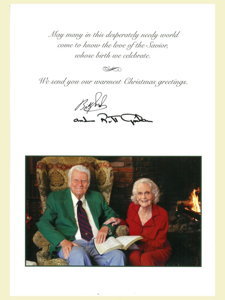 Christmas Cards Throughout the Years: 2000’s - The Billy Graham Library
