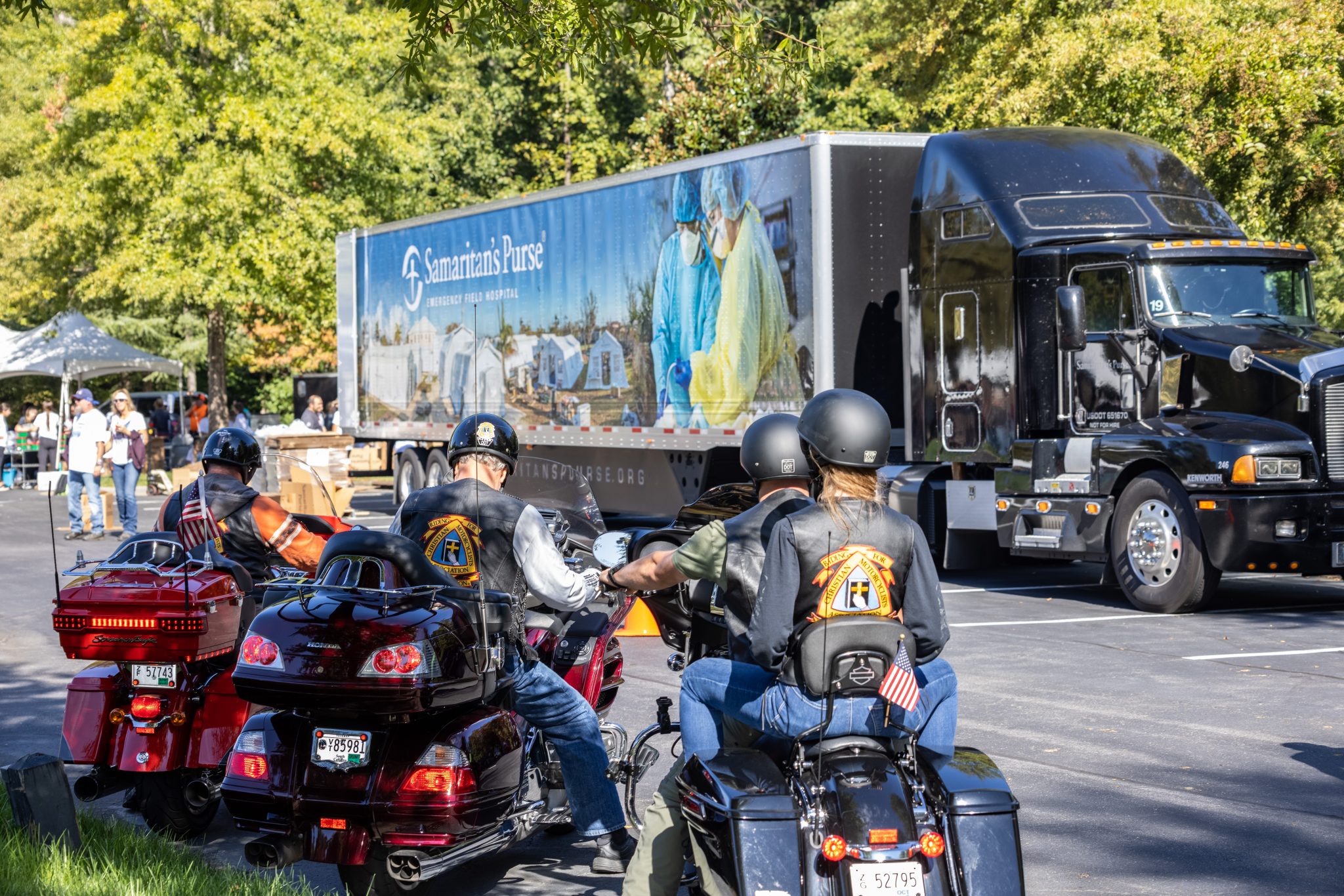 Bikers with Boxes picture 2 The Billy Graham Library