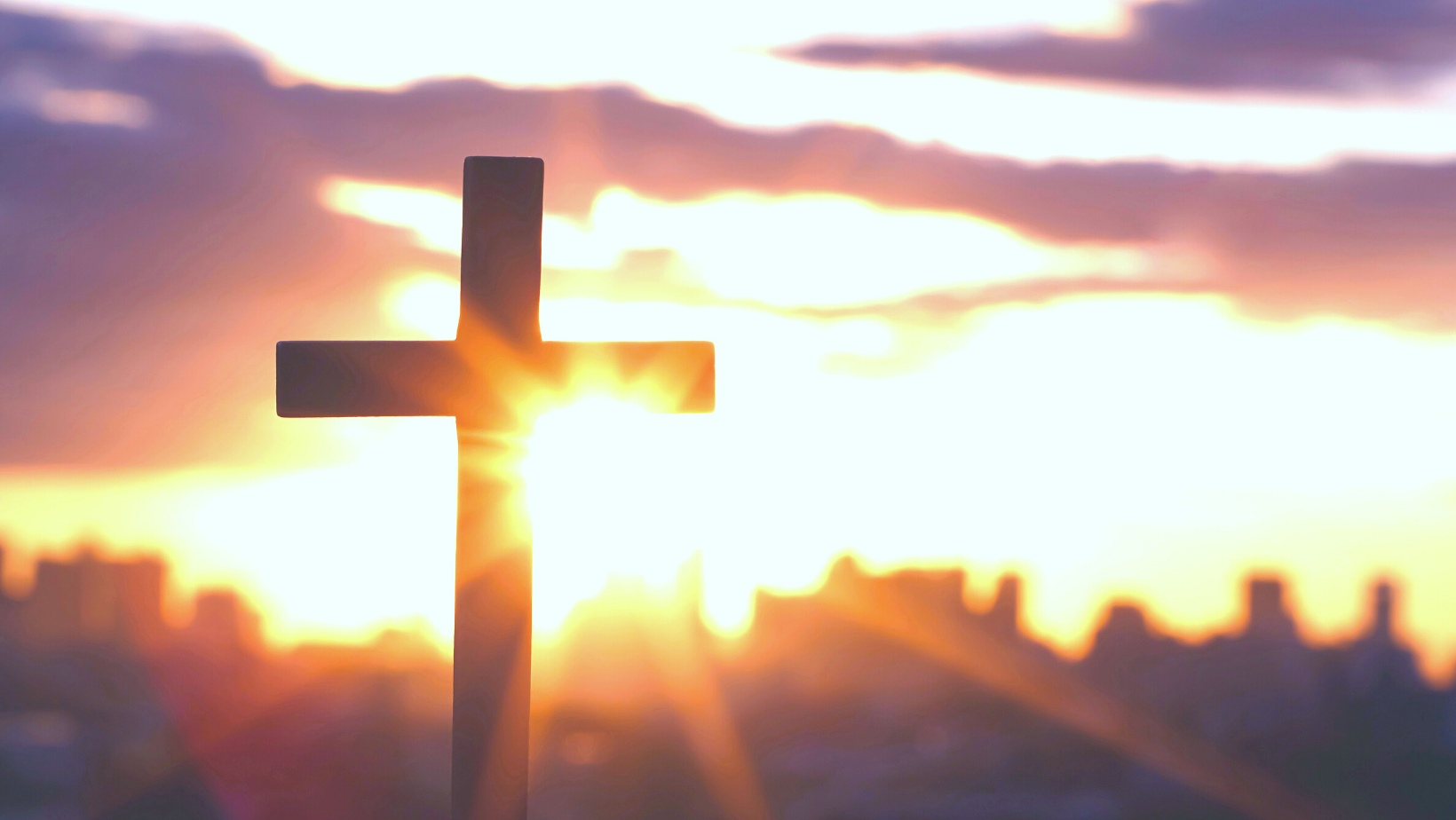 cross at sunset - The Billy Graham Library