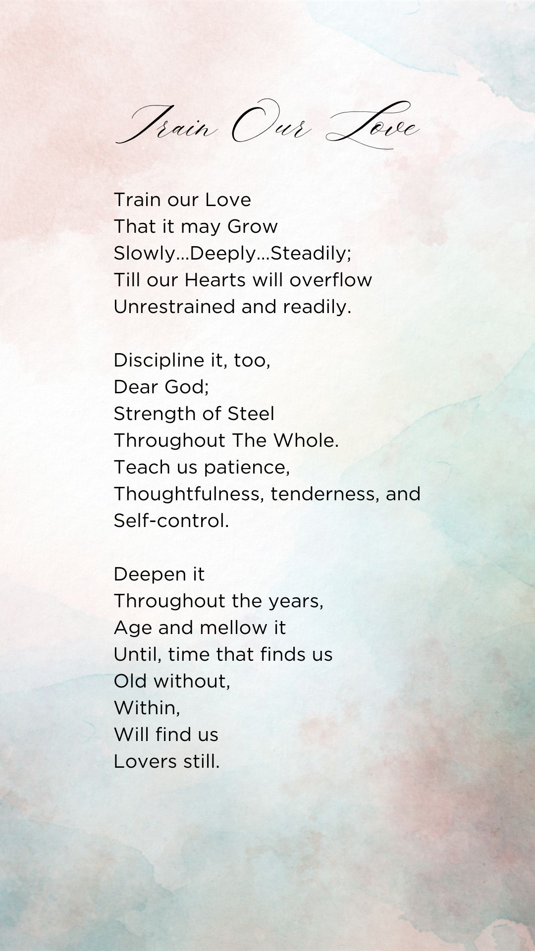 Love Poems from Ruth Bell Graham