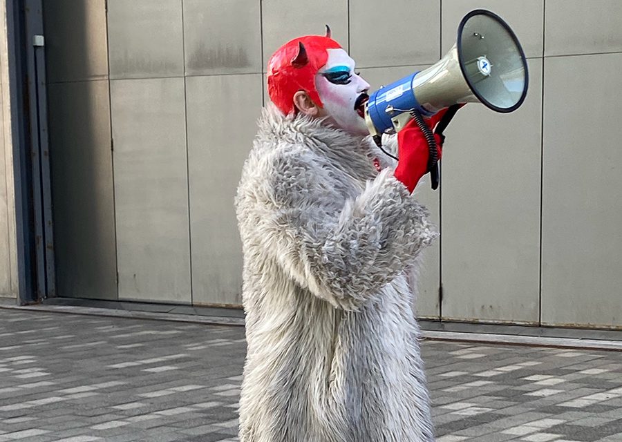 “I am the devil,” said a protester outside the venue. “I will follow Franklin Graham always. Franklin will burn in hell.” He and other protesters then made blasphemous statements about Jesus Christ and sang “Amazing Grace” before leaving the area.