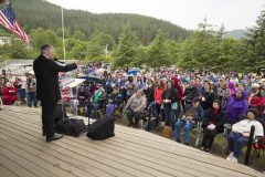 Juneau, Alaska: Stop #32—Some 750 Alaskans gathered at Savikko Park in Juneau on July 1, 2016, as part of the Decision America Tour.