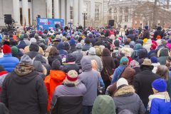 Concord, N.H.: Stop #4 – Some 1,500 New Hampshire residents gathered at the capitol in Concord on Jan. 19, 2016, as part of the Decision America Tour.