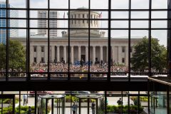 Indianapolis: Stop #46—Some 8,400 Indianans gathered at the Capitol South Lawn in Indianapolis on Oct. 5, 2016, as part of the Decision America Tour.