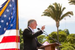 Honolulu, Hawaii: Stop #7 – Some 2,100 Hawaii residents gathered capitol’s front lawn in Honolulu on Feb. 24, 2016, as part of the Decision America Tour.