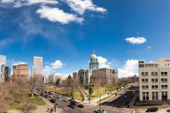 Denver, Colo.: Stop #8 – Some 4,200 Colorado residents gathered at the capitol’s west steps in Denver on March 15, 2016, as part of the Decision America Tour.