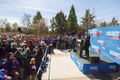 Santa Fe, N.M.: Stop #9 – Some 2,500 New Mexico residents gathered at the capitol’s west concourse in Santa Fe on March 16, 2016, as part of the Decision America Tour.