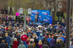 Carson City, Nev.: Stop #12 – Some 2,800 Nevada residents gathered at the Capitol Amphitheater in Carson City on March 30, 2016, as part of the Decision America Tour.