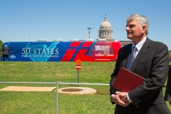 Oklahoma City, Okla.: Stop #18 – Some 5,100 Oklahomans gathered in the south parking lot of the capitol in Oklahoma City on April 27, 2016, as part of the Decision America Tour.