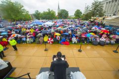 Jefferson City, Mo.: Stop #23 – Some 6,700 Missourians gathered on the south steps of the capitol in Jefferson City on May 17, 2016, as part of the Decision America Tour.