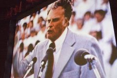 Billy Graham has preached the Gospel to more than 210 million people in live audiences at hundreds of crusades.