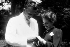 Billy Graham and Ruth Bell were engaged in September 1941 while attending Wheaton College.