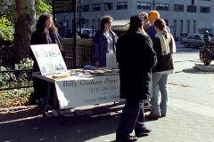 In response to 9/11, a Billy Graham Prayer Center opens near ground zero. The next year, the Billy Graham Rapid Response Team is developed to deploy chaplains specifically trained to offer hope in the wake of man-made and natural disasters, including hurricanes, tornadoes, floods, fires, shootings and areas of civil unrest.