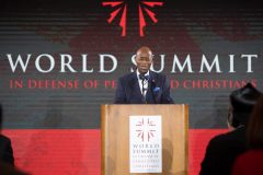 Wed, May 10: Rear Admiral Barry C. Black, chaplain of the U.S. Senate, opens the World Summit in Defense of Persecuted Christians in prayer.