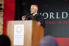 May 12: Cardinal Donald Wuerl, archbishop of Washington, suggests ways anyone can help those who are suffering because of their faith: prayer, material help and raising awareness of the persecution taking place around the world.