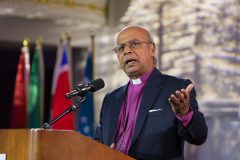 Bishop Michael Nazir-Ali, former Bishop of Rochester in the Church of England, challenges each person in attendance at the World Summit in Defense of Persecuted Christians to personally help raise global awareness about the plight of persecuted Christians since "advocacy of the voiceless is a Christian obligation."