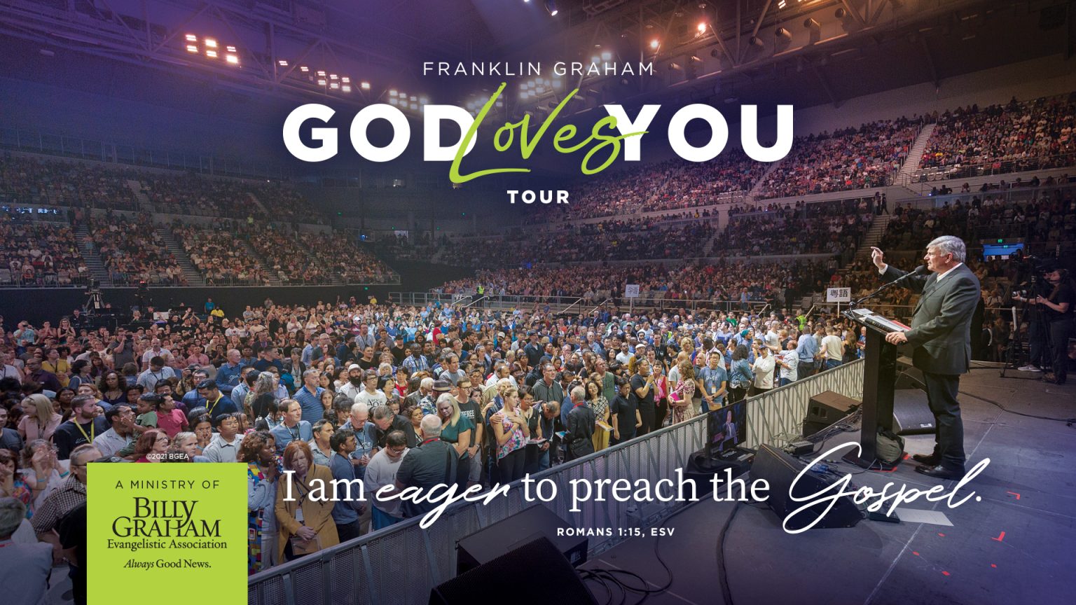 THIS SATURDAY Franklin Graham will share message of God's love in