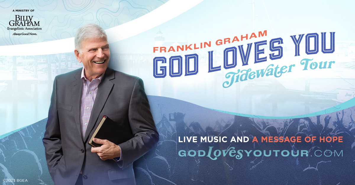 Franklin Graham launches God Loves You Tidewater Tour