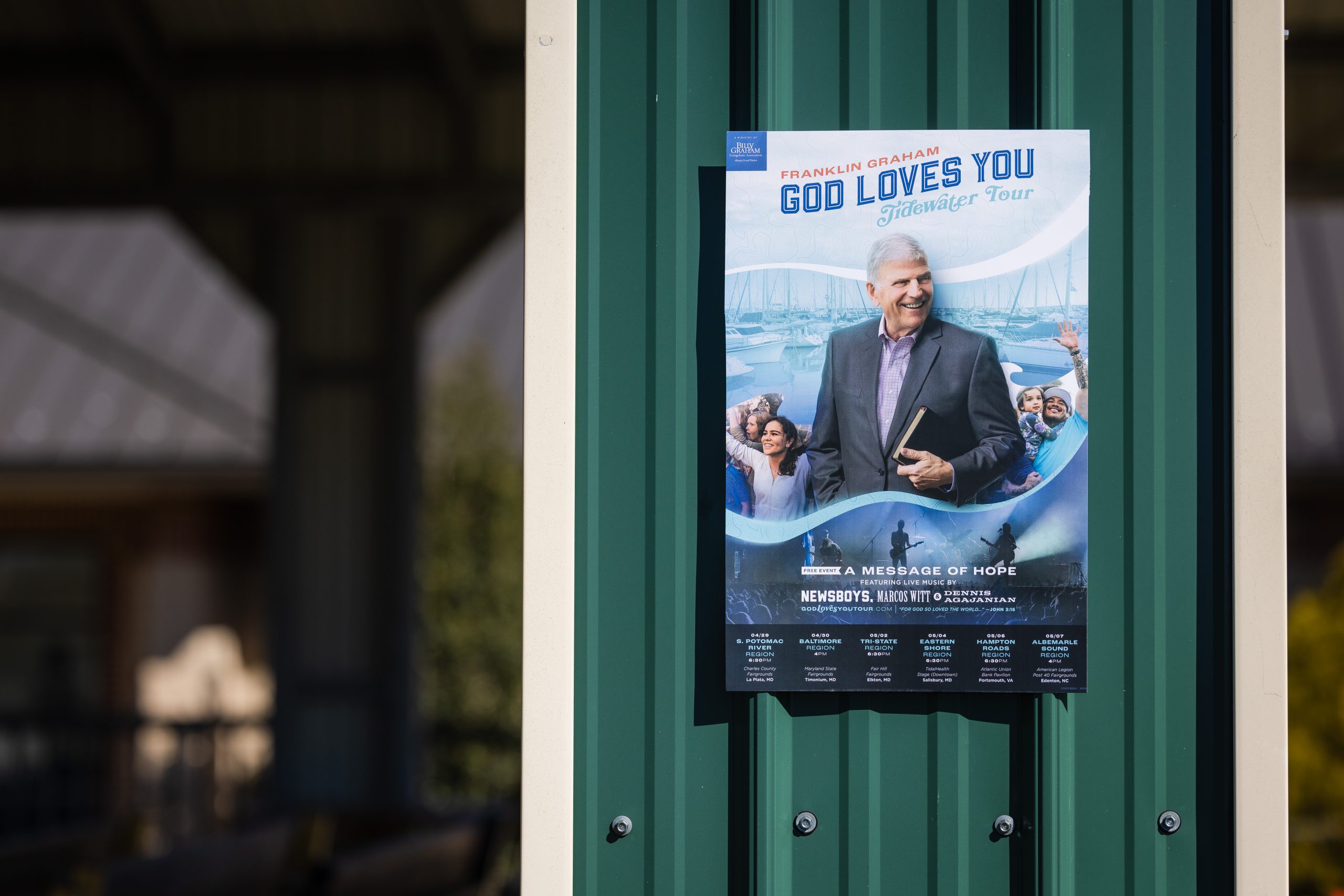 Franklin Graham bringing God Loves You Tidewater Tour to Baltimore region