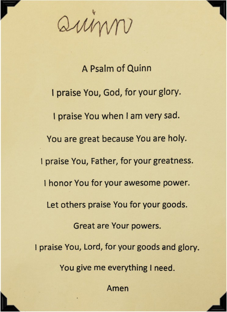 Psalm of Quinn Portrait